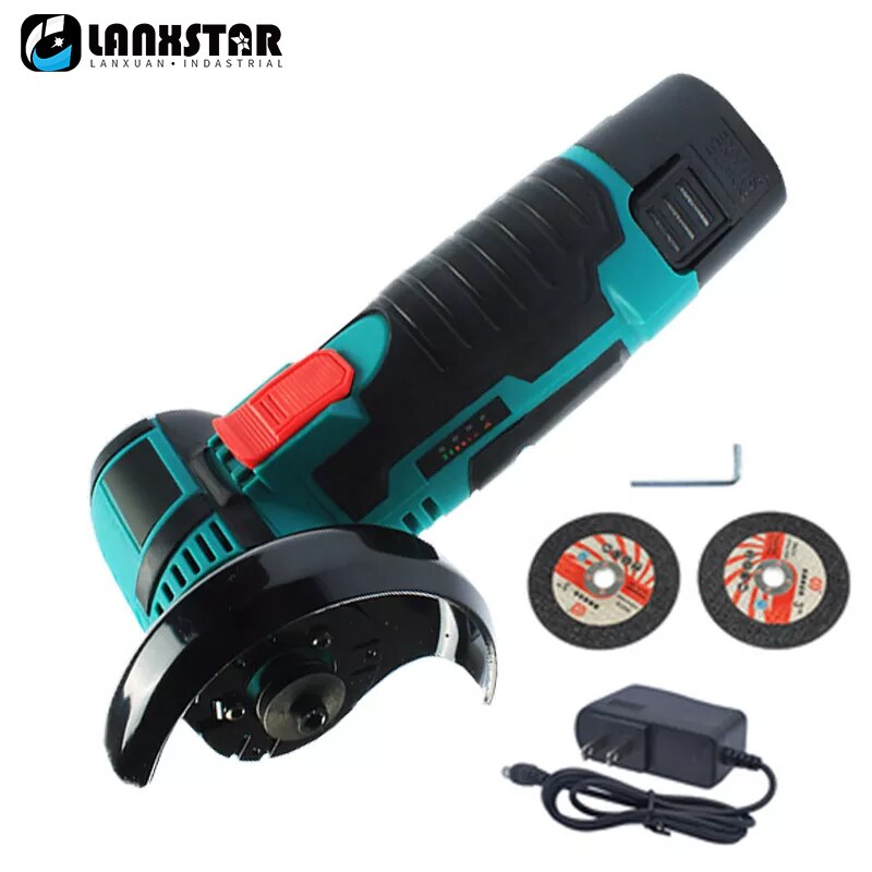 Cordless Cutter Brushless Electric Angle Grinder Grinding Machine Power Tools Grinding Polishing Machine 12V Mini Angle Grinder