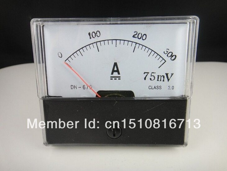 AILI DC 5-40V 0-300A Volt Amp Combo Meter – Battery Charge/Discharge Monitor With Shunt, No External Power Needed
