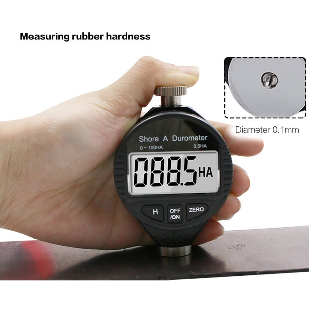 Digital Shore Hardness Meter Durometer Digital Hardness Tester Shore 0-100H A/C For Plastic Leather Rubber Multi-resin