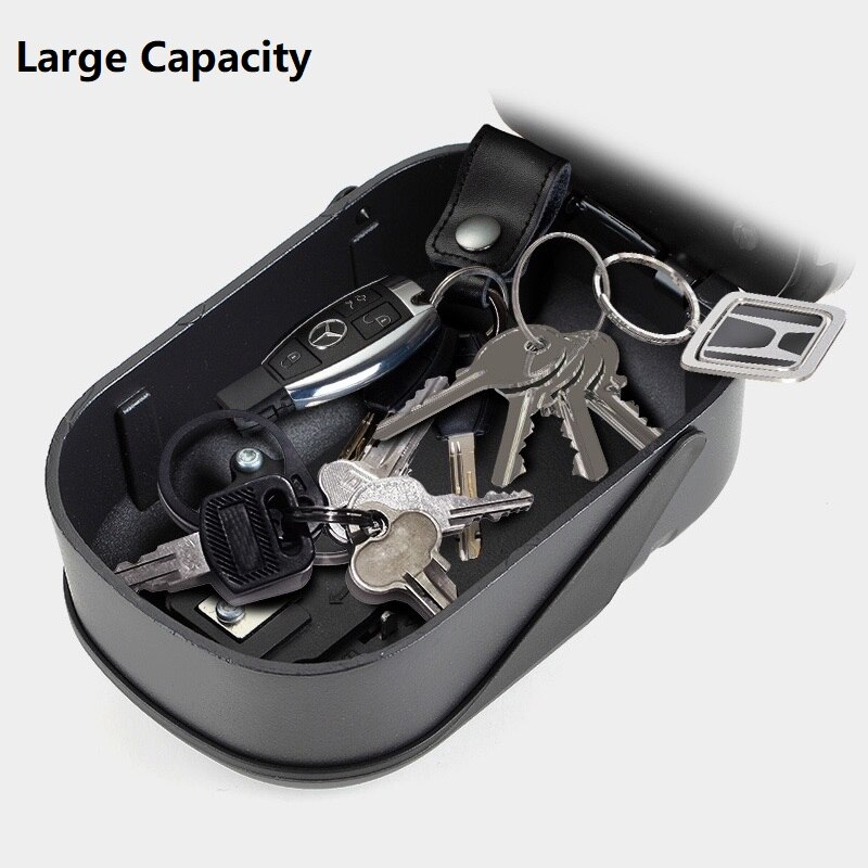 Large Aluminium Waterproof 4-Digit Combination Wall Mount Key Safe Holder Keeper Resettable Code Door Way Mini Storage Lock Box