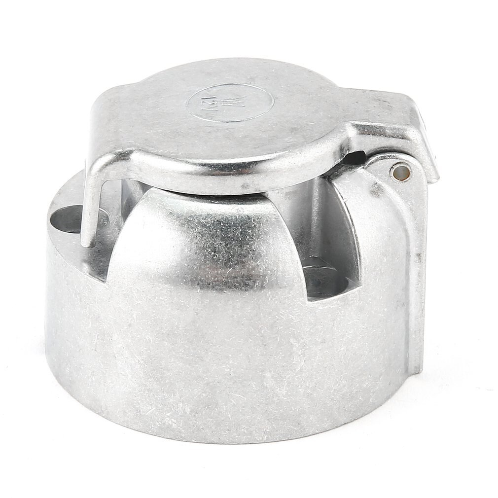 7-Pin Connector Trailer Socket Heavy-Duty Round Wiring Socket 12V Towbar Towing Caravan Truck Socket Car Accessories