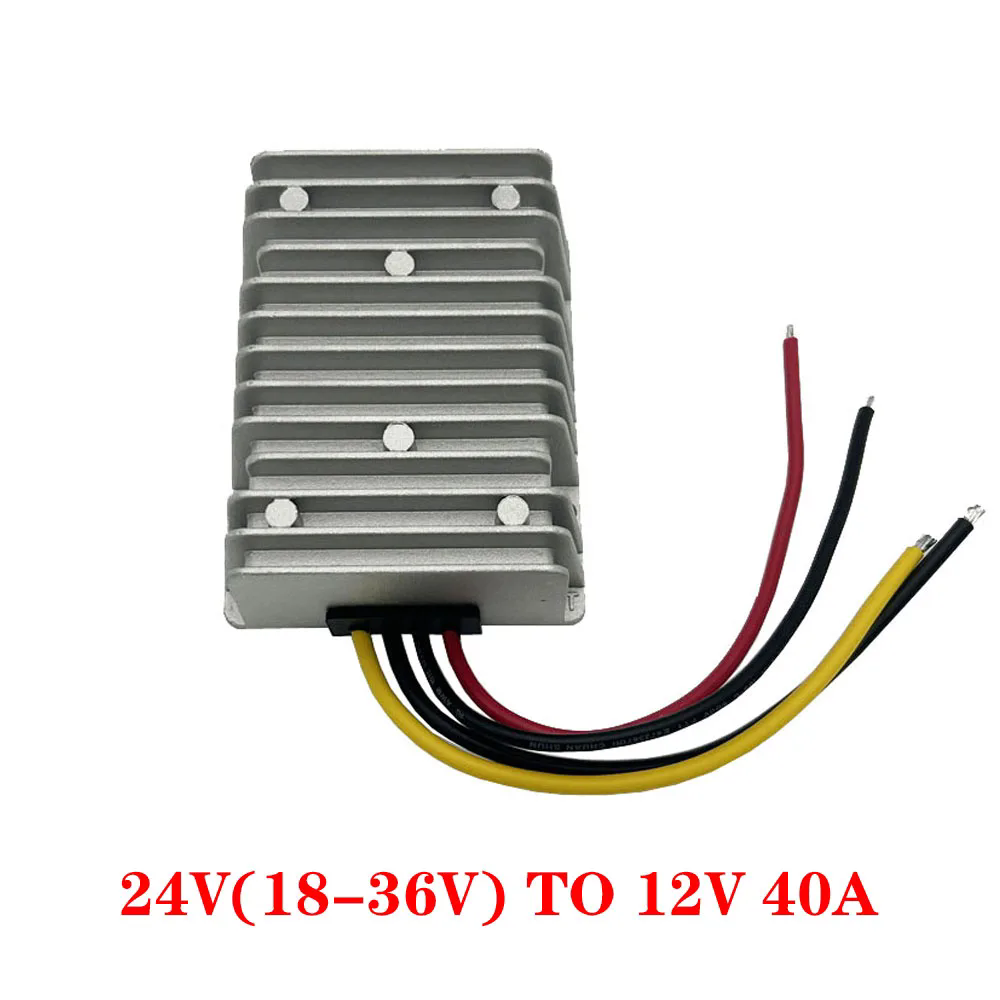 24V CC 36V 48V 60V 72V 18-90V a 12V 10A 20A 30A 40A DC convertidor reductor regulador de voltaje transformador fuente de alimentación del coche: Morado