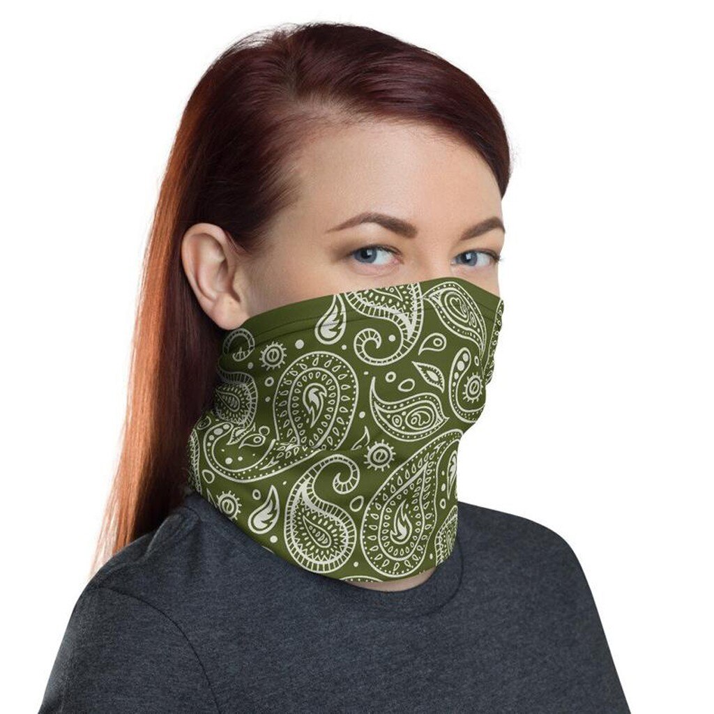 25# Face Cover Scarves Print Elastic Face Scarf Headband Turban Scarf Dust-proof Neck Tube Cycling Face Bandana Magic Hood Scarf