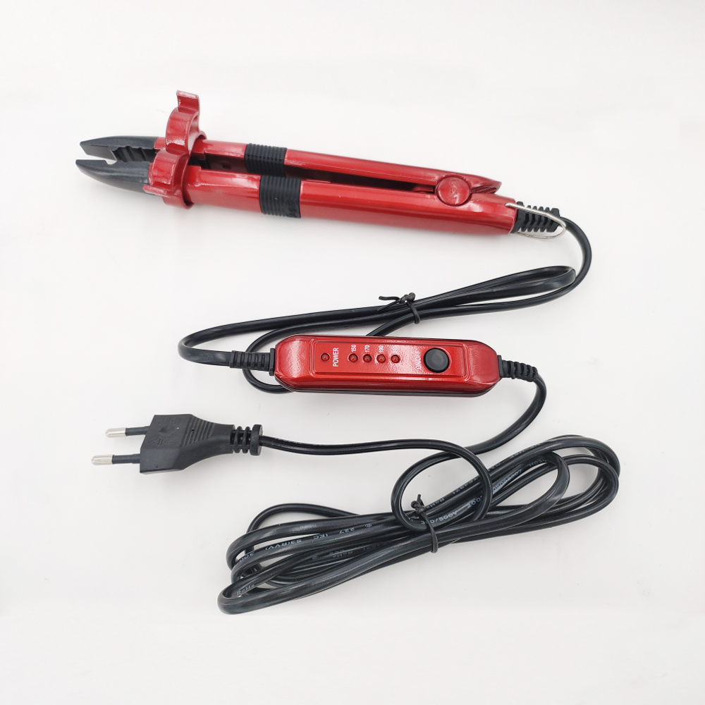 Fusion Iron Connector Keratin Bonding Tools Adjustable Temperature Mini Iron Fusion Connector Black/Red Color Available