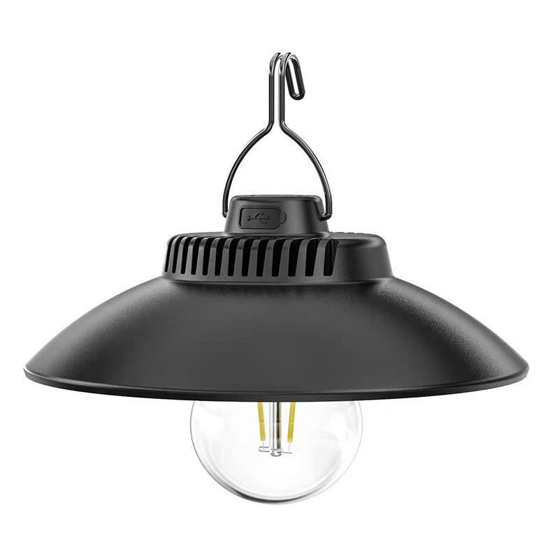 Lanterne de Camp rétro Portable type-c, Rechargeable, suspendue, variable, lampe de décoration de jardin extérieur, pour Camping, randonnée, voyage: Rose / 9w