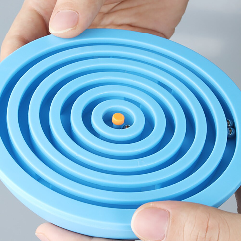 1 PC 3D Doolhof Labyrint Puzzel Game Halve Cirkel Balans Warp Doolhof Puzzel Bal Labyrint Speelgoed Brain Teaser Uitdaging Speelgoed