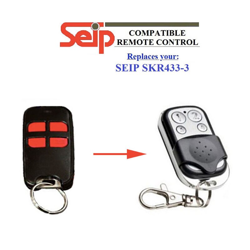 Remplacement de porte de garage pour Seip SKR433-3, très bonne télécommande 433mhz