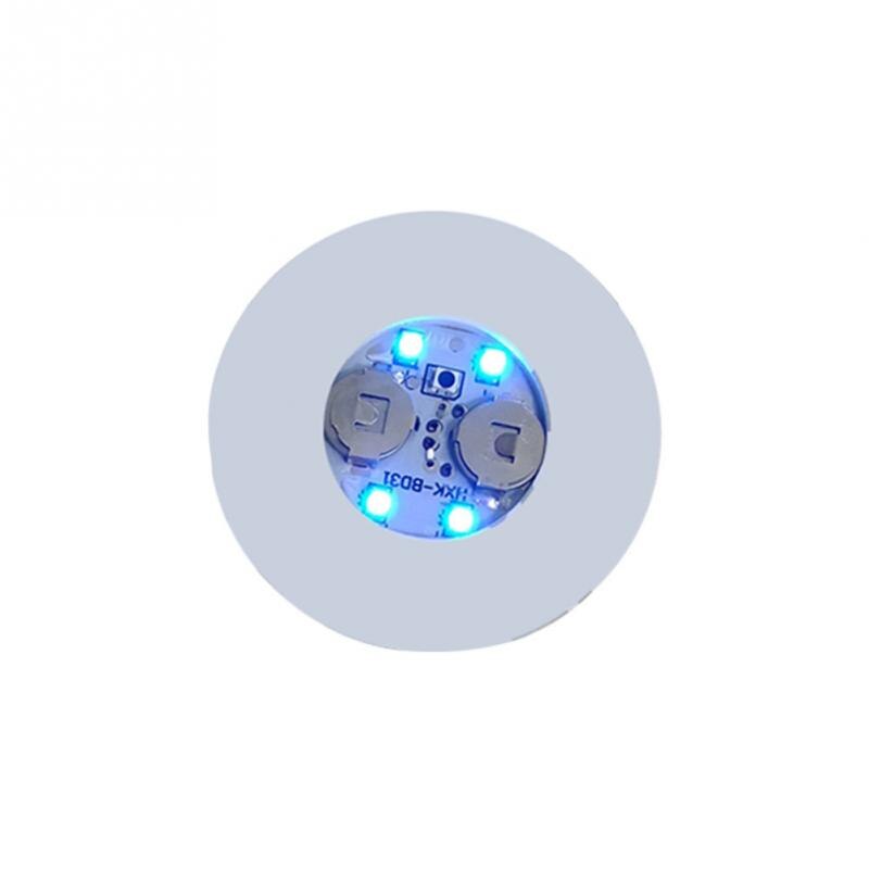 LED Coasters Foam 3 Modes 4 Lights Color Changing Battery Powered Flat Stable Core Board Slightly Cushioned Bar Nightclub Party: Blue