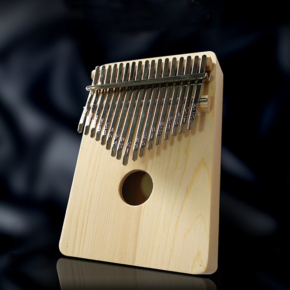 17 Or 10 Keys Musical Mini Sound Children Hand Held Thumb Piano Wooden Kalimba Finger Beginner Entertainment DIY