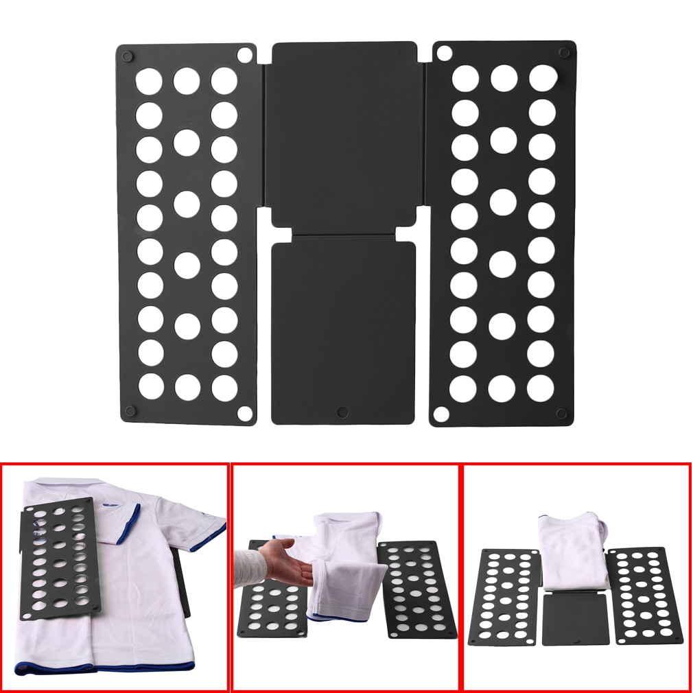 Planche à plier magique des vêtements, 40x16cm, pour gagner de l'espace, support rapide, patère à vêtements Organzier pour vêtements pour la maison