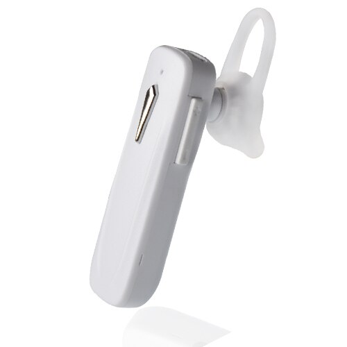 Kvinder mænd unisex  m165 stereo enkelt øretelefon mini headset trådløs bluetooth med mikrofon til androidios håndfri: Hvid 1