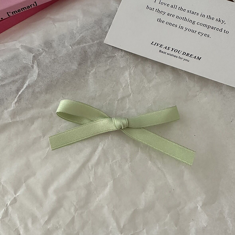 Horquilla con lazo pequeño para niña, Mini lazos para el pelo, accesorios para el cabello para niña