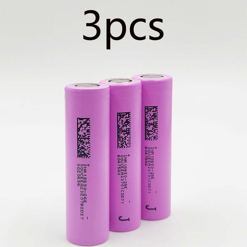 18650 Battery 100% Genuine INR18650-26E 2600mAh 3.7V 20A Rechargeable 18650 Lithium Ion Battery for Toys Power Tools Flashlight: WHITE
