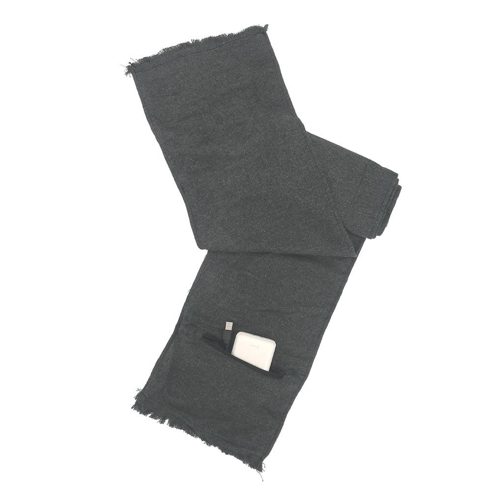 Eluppvärmd sjal mobil värmesjal vintervärmande hals hand bärbar usb-driven mjuk vårdörr inomhus bil hem 18 x 148cm: 1
