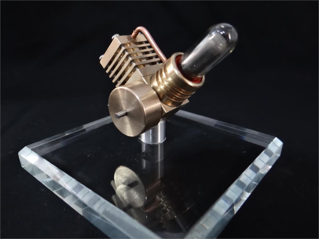 mini Stirling engine external combustion engine handmade micro-generator steam engine