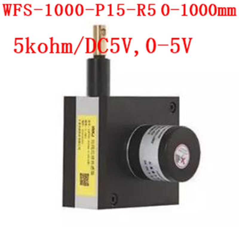Wire-pulling displacement sensor All-metal high-precision position measurement 1-meter range WFS 0-1000mm 5kohm DC5V, 0-5V