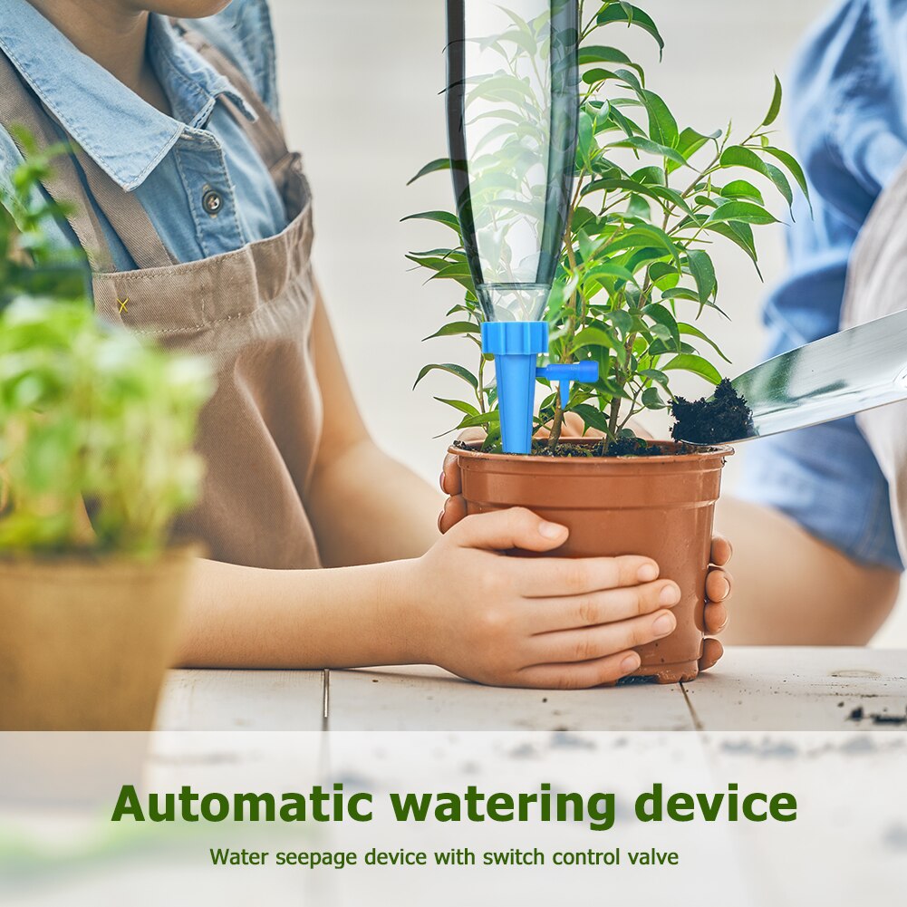 12pcs Bottle Dripper Drip Irrigation System Automatic Waterer Spike for Flower Plants Greenhouse Watering Device Garden Supplies