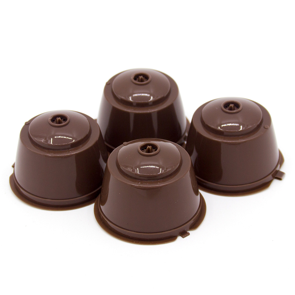 6 Stuks Plastic En Roestvrij Staal Hervulbare Herbruikbare Koffiecapsule Vervangende Beau Capsules