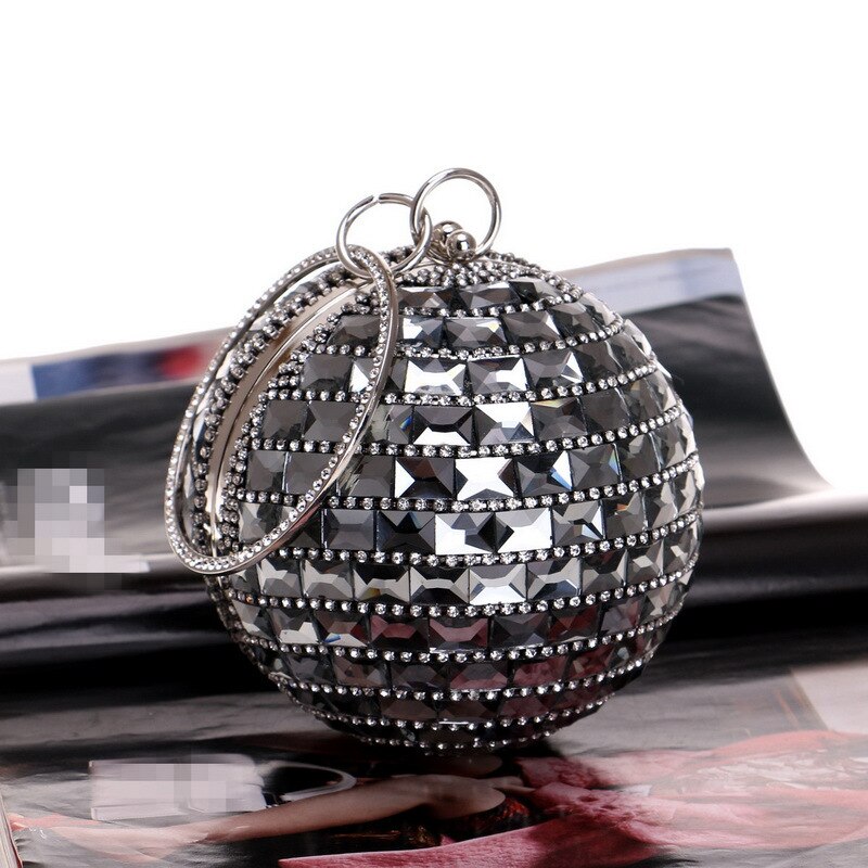 Or diamant sac de mariage femmes fête métal cristal embrayages sacs de soirée mariée épaule sac à main bracelets pochette sac à main