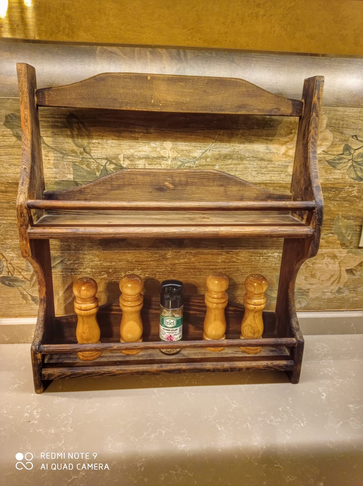 Wooden Spice Rack