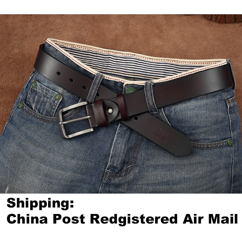 Medyla merk heren leren riem natuurlijk leer zakelijke casual riem voor heren casual broek pak jeans accessoires