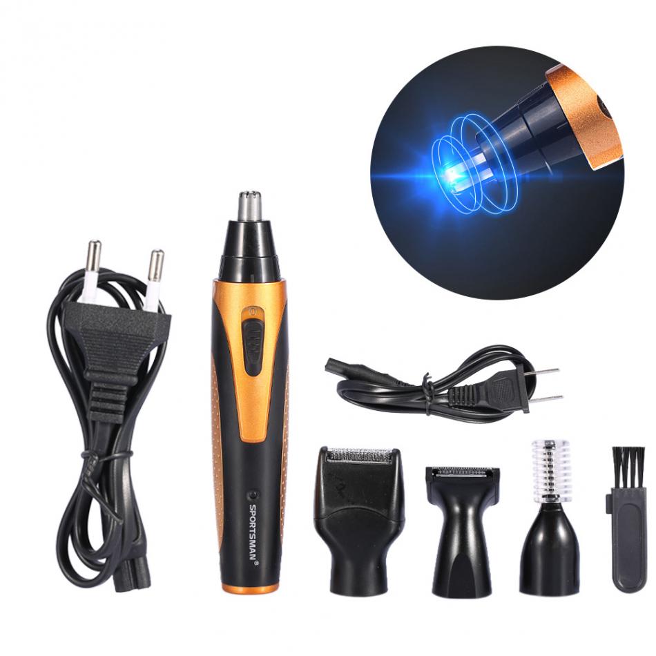 Electric Nose Trimmer Ear Temple Hair Shaving Clipper Beard Shaver For Men 4 In 1 nariz Trimmer Machine