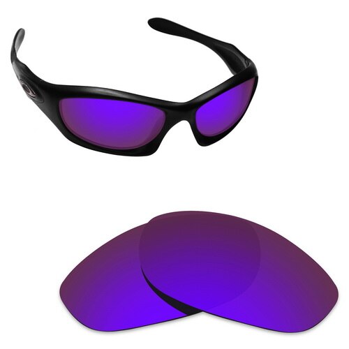 ToughAsNails Gepolariseerde Vervanging Lenzen voor Oakley Monster Dog Frame-Rassen: Purple Mirrored