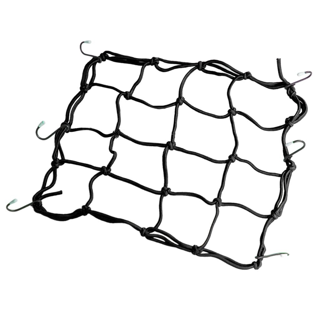 30x30cm Gepäck Fracht Gittergewebe Netz Auto Zubehör Motorrad Fahrrad Helm Halfter 6 haken Halten Gittergewebe Netz Tasche Auto Auto Styling Werkzeug: Ursprünglich Titel