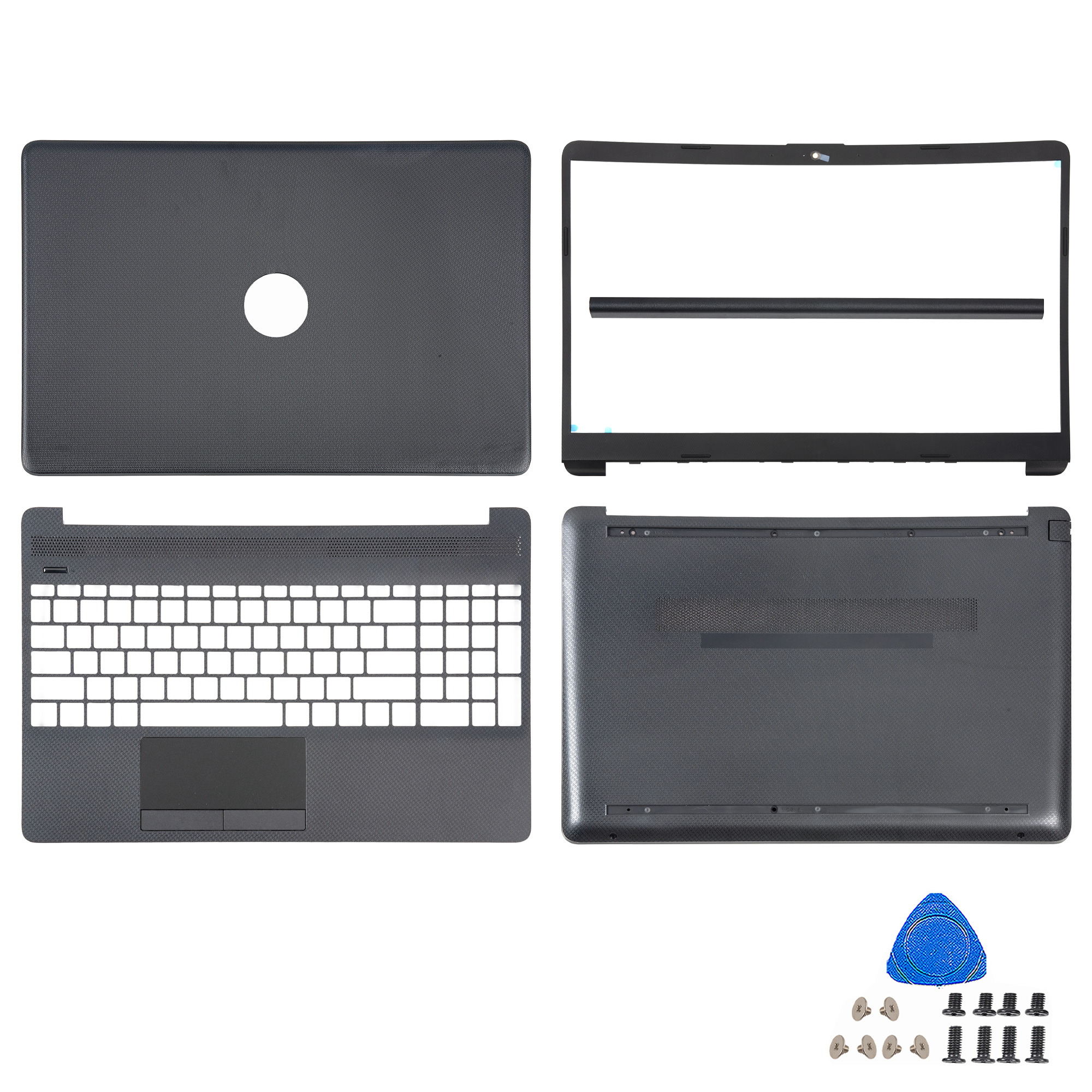 Nueva funda de portátil para HP 15-DW 15S-DU DY DR 250 255 G8 TPN-C139 LCD contraportada bisel frontal cubierta inferior con reposamanos carcasa superior