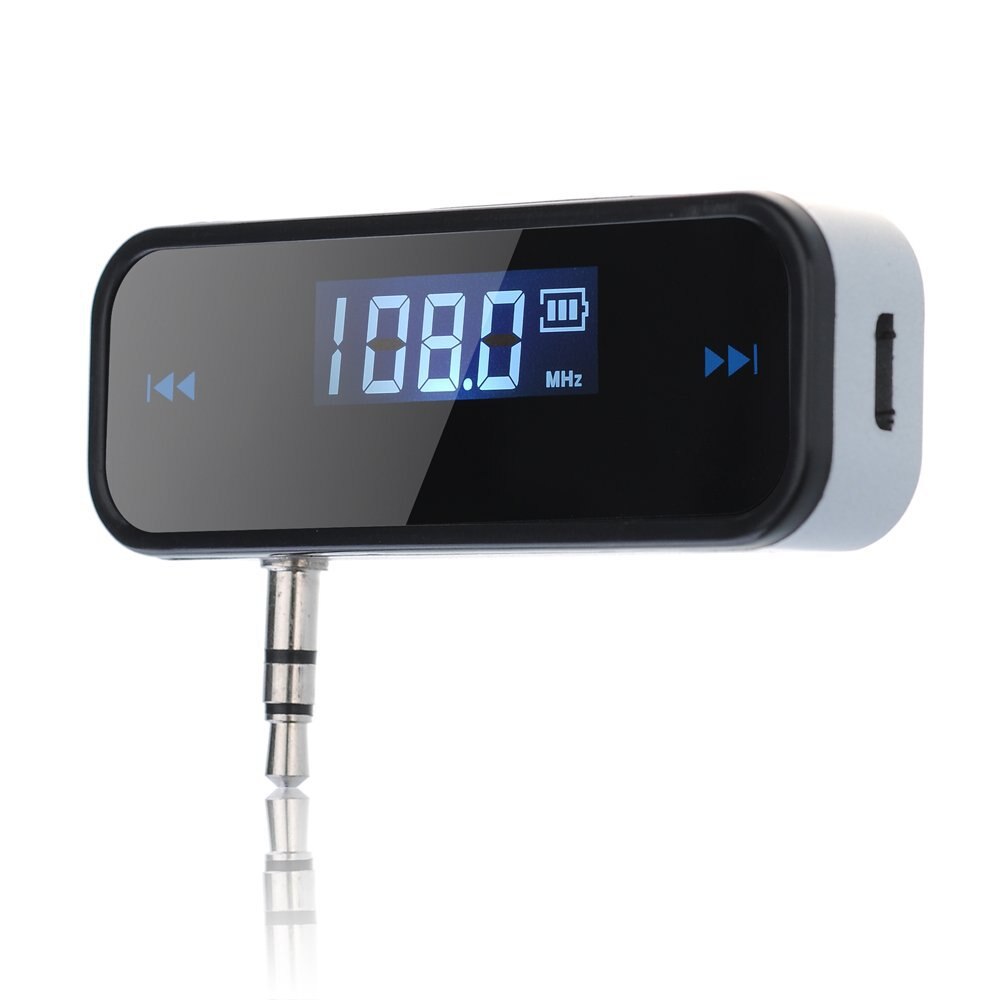 Draadloze Muziekspeler Autoradio Fm-zender Modulator 3.5mm Lcd-scherm carkit mp3-speler charger voor iPhone Smartphones