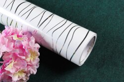 pvc self adhesive furniture waterproof wallpaper pearlizing paint oil pvc wallpaper kitchen vinyl wallpaper home improvement