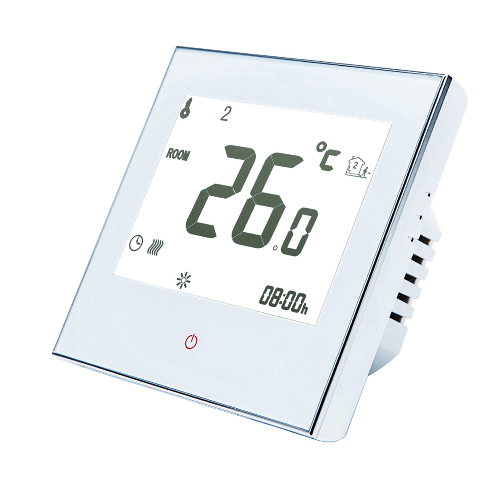 Home Programmable Thermostat for Radiant Floor Heating System Smart Touchscreen Heat Only Thermostat for In Floor Heating System