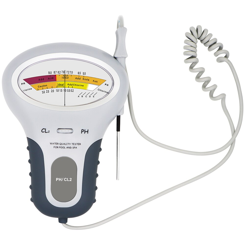 Chlorine Meter Tester PC-101 PH CL2 Level Meter Test Monitor Water Testing Spa Aquarium Monitor Analyzer: CL2