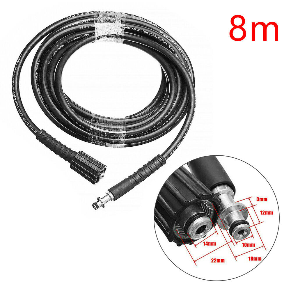 6M/8M/10M Hogedrukreiniger Water Reinigen Slang 22Mm-14Mm Poorten om 10Mm Poorten Voor Karcher K2 K3 K4 K5 K Serie