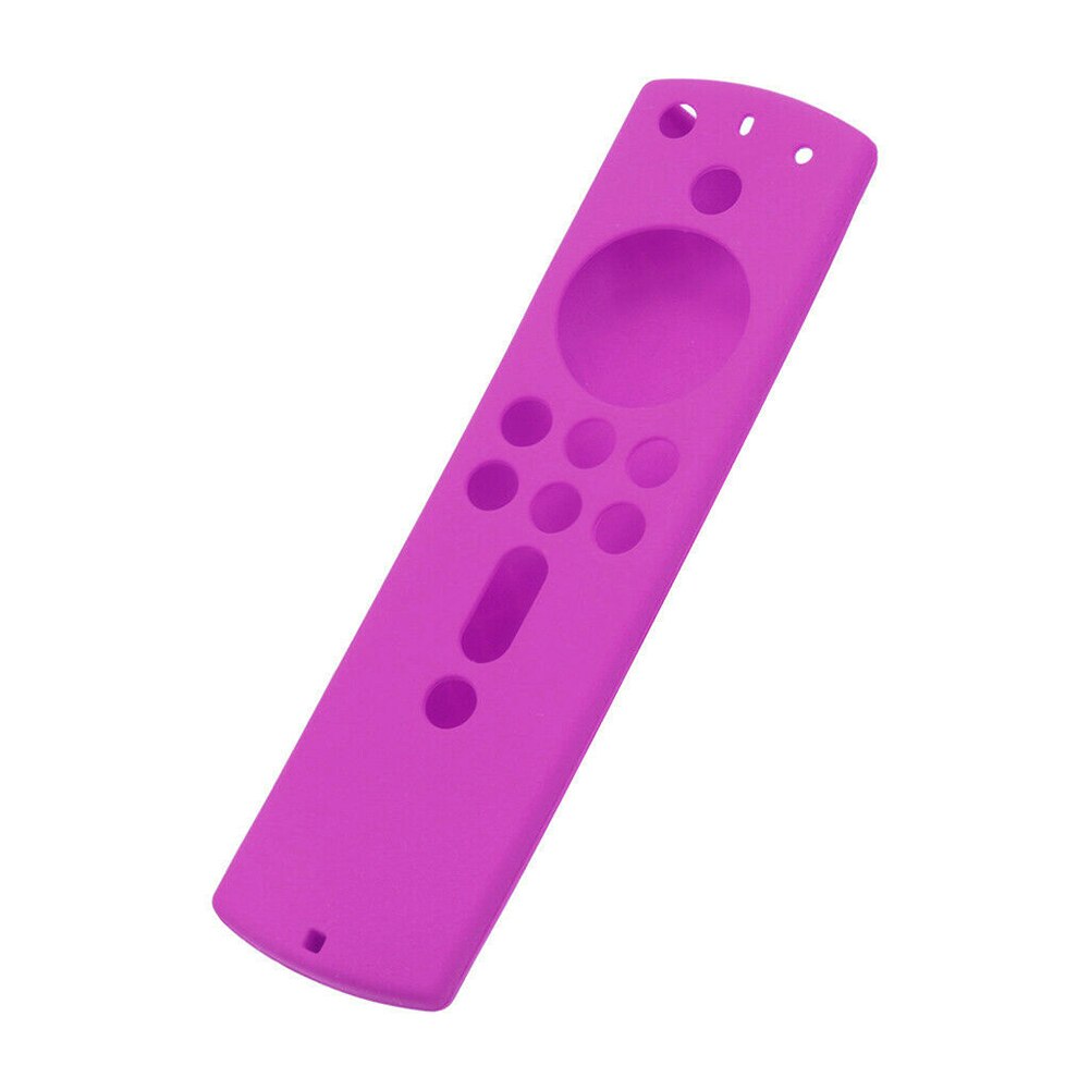 5.9 Inch Full Zachte Stofdicht Siliconen Effen Anti-kras Verwijderbare Beschermende Cover Decoratieve Thuis Voor Fire Tv Stok 4K: Paars