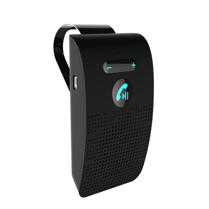 Draadloze Auto Bluetooth V5.0 Bluetooth Handsfree Carkit Draadloze Bluetooth Speaker Telefoon Zonneklepclip Speakerphone U1JF