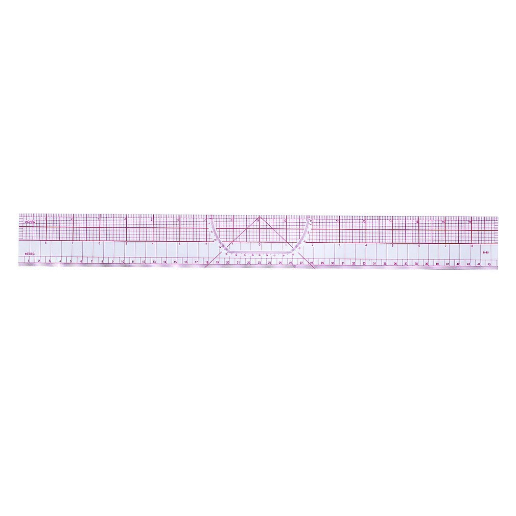 Multi-functional Common Curve Board Drawing Template Pattern Ruler Tool Clear Scale High Accuracy Tailor Tool