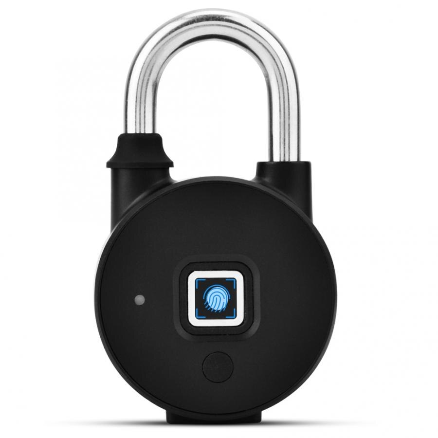 Candado de Seguridad ANTIRROBO CON huella digital inteligente, candado sin llave, candado impermeable para exteriores