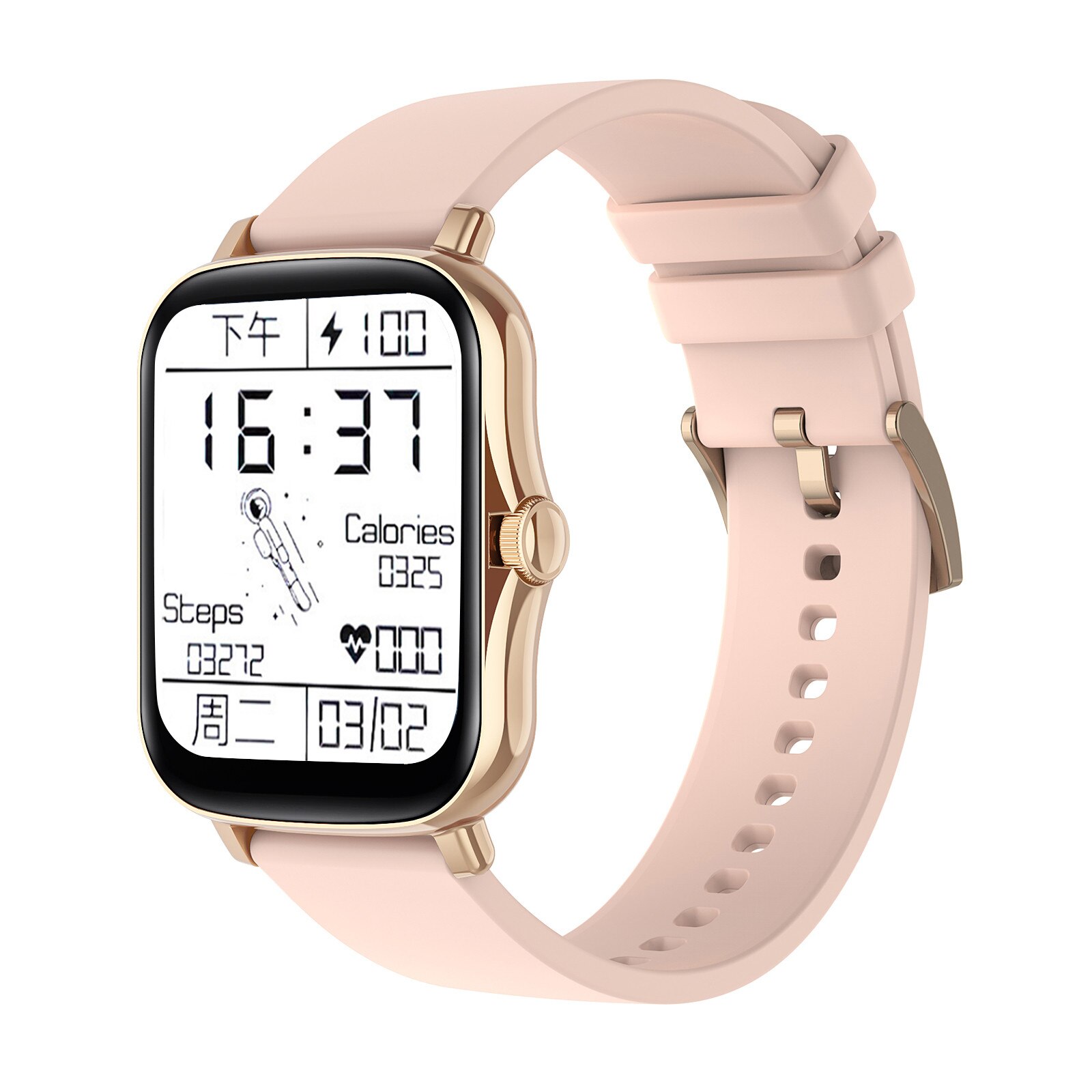 Unisex P8 Plus/Y20 1.69 Inch Smart Watchip67 Waterdichte Gts 2 Smartwatch Bloeddruk Music Control Functie Часы #3