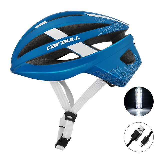 Casco aerodinámico para Ciclismo de carretera para hombre, aerodinámico, aerodinámico,: blue