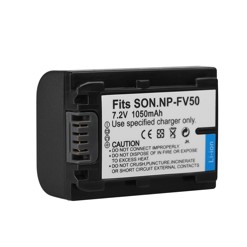 Dinto-batería recargable para cámara, pila para Sony NP-FV50 NP-FV30, NP-FV40, CX170, XR150, XR350, XR550, 1050mAh, HDR-CX150E, NPFV50 NP FV50