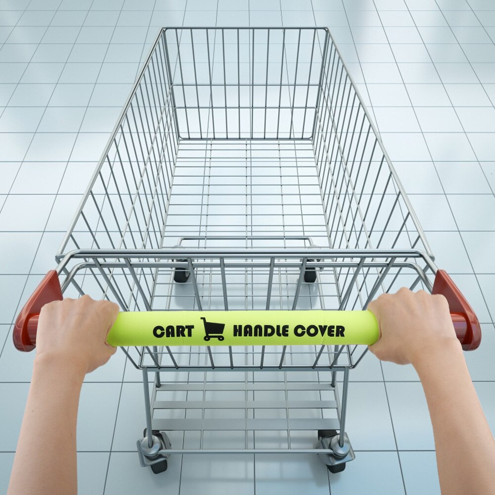 Eco-Friendly Reusable Cart Cover Shopping Cart Handle Cover Cart Cover For Grocery Cart Buggy Handles Safe For Adults Babies