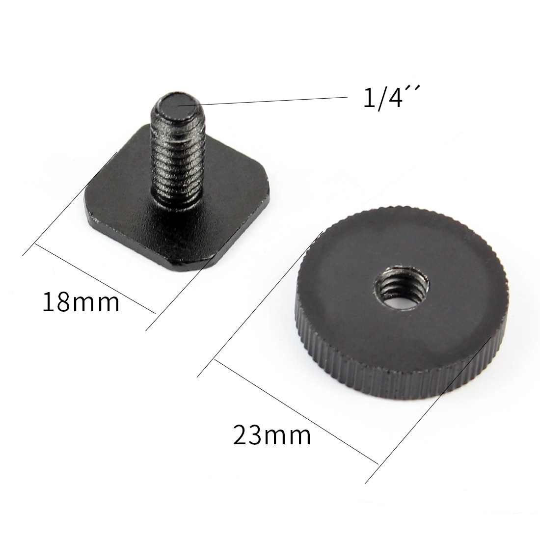 Stativhalterung Blitzschuh-Adapter 1/4 3/8 Zoll Schraube Einzelmutter Doppelschicht auf Blitzadapter Halfter Halterung Fotostudio-Zubehör: Gold