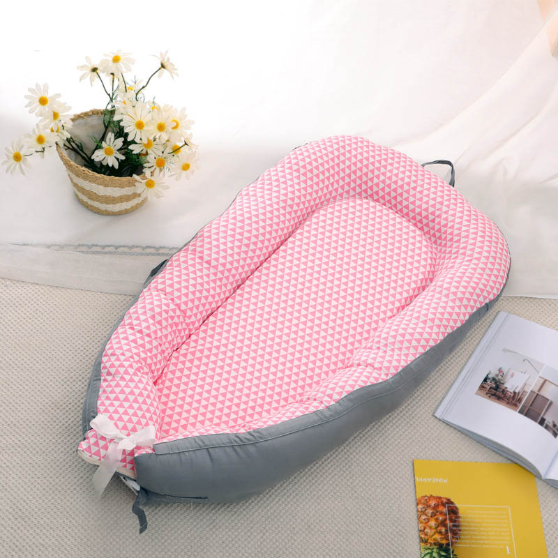 Baumwolle Tragbare Baby Schlaf Nest Stubenwagen bionisch Baby Kinderbett Bett Tragbaren Abnehmbaren Und Waschbar Krippe für Neugeborene 0-36 monate