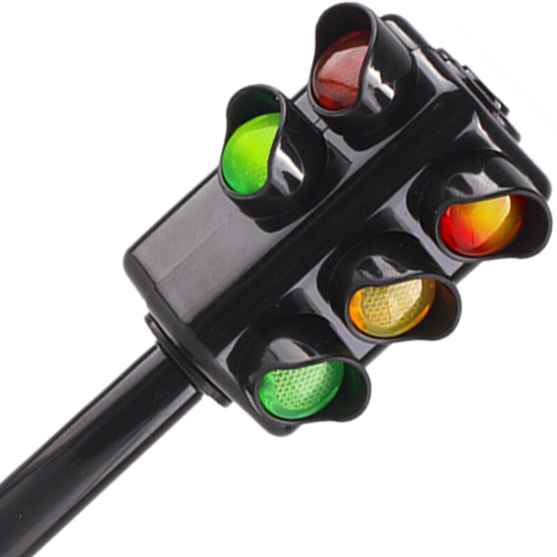 5Pcs Family Traffic Safety Education Toy Traffic Lights Car Toy Collection Model Red Green Light Lamp Kids Baby
