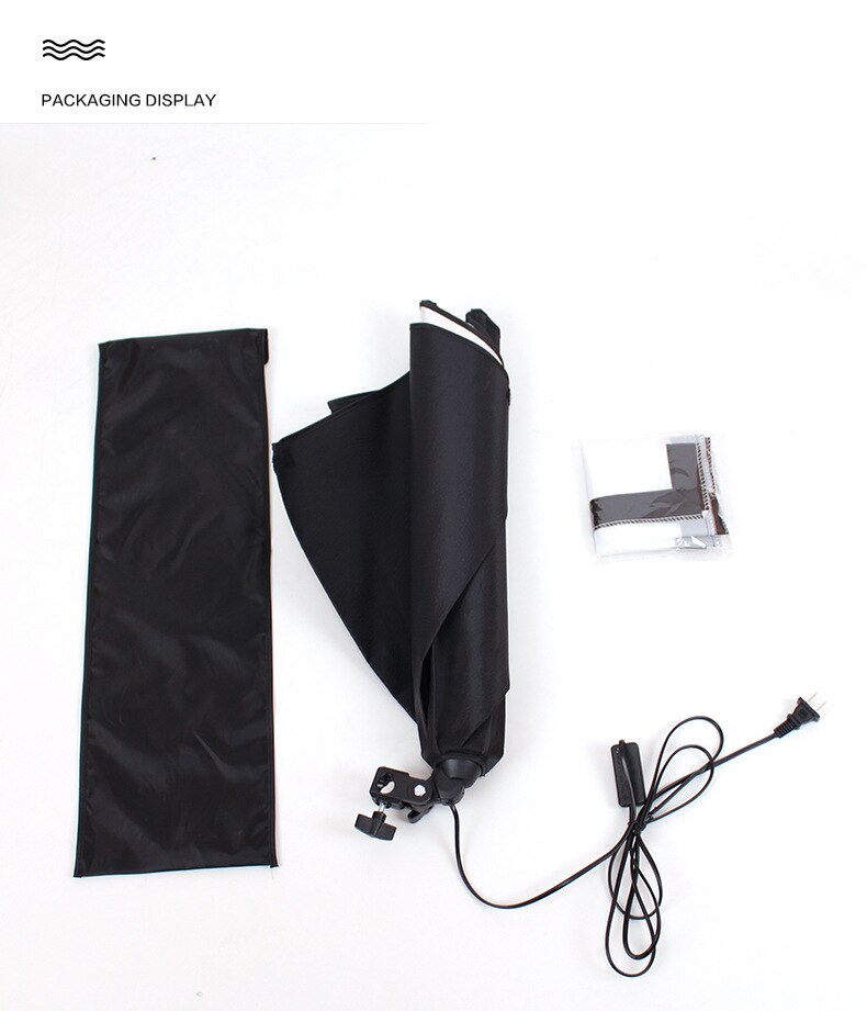Kit de iluminación Softbox para fotografía, equipo de sistema de luz continua, Softbox para Kits de estudio fotográfico, 50x70CM