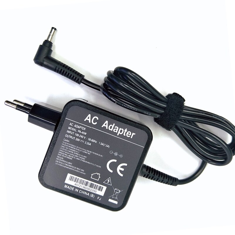 20V 2.25a 45W Ac Laptop Power Adapter Oplader Voor-Lenovo ADL45WCG ADP-45DW Ca PA-1450-55LR PA-1450-55LK Eu Plug lader