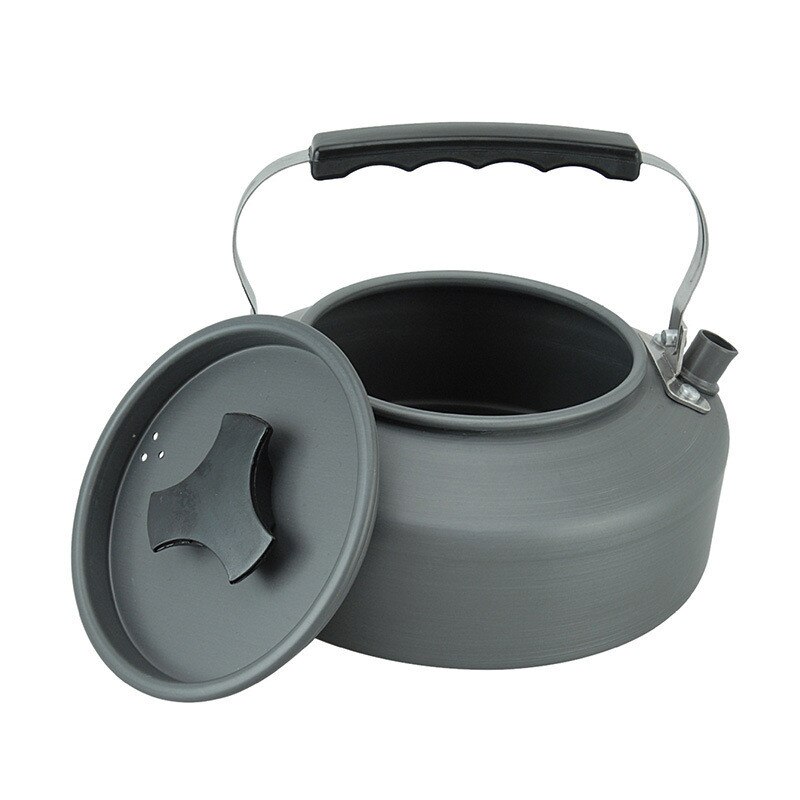XC aluminium czajnik kempingowy 1.1L/1.6L na wolnym powietrzu kawiarka kemping zastawa stołowa zestaw robić gotowania na piknik podróże piesze wycieczki