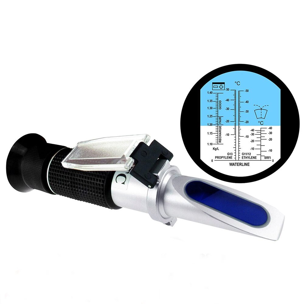 Newest ATC Refractometer for automotive antifreeze tester antifreeze water battery wiping washing Refractometer with box