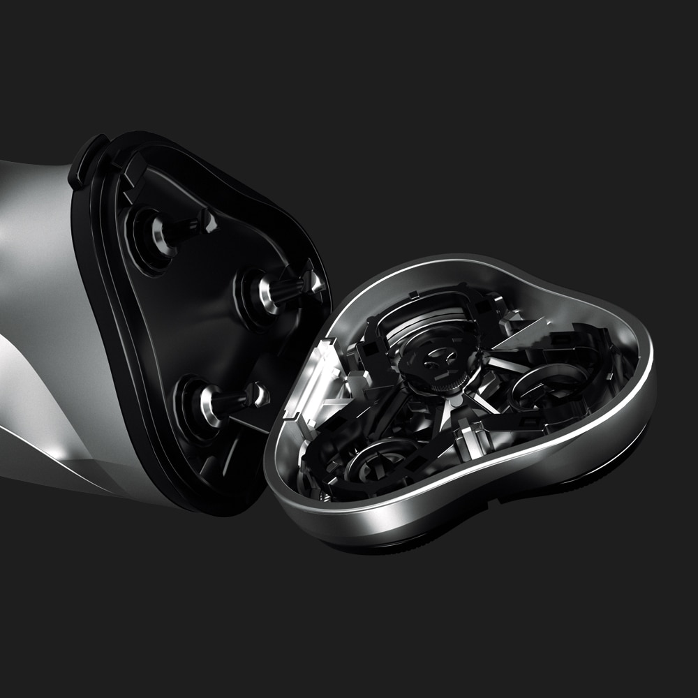 Xiaomi Enchen Black Stone 3D Float ShaverHead Double Rings Razor Cutter Heads CutterHead for Men Placement ShaverHead